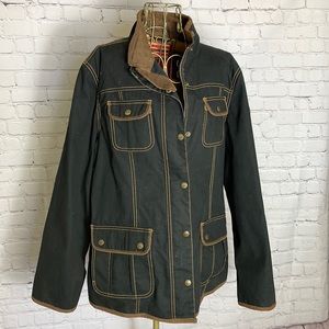 Horseware cotton jacket w/Corduroy trim